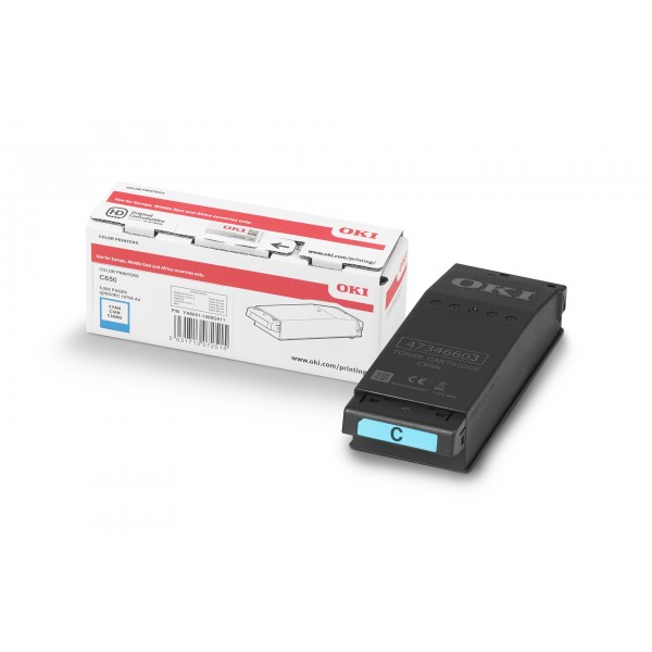 C650 Toner Cyan 6k